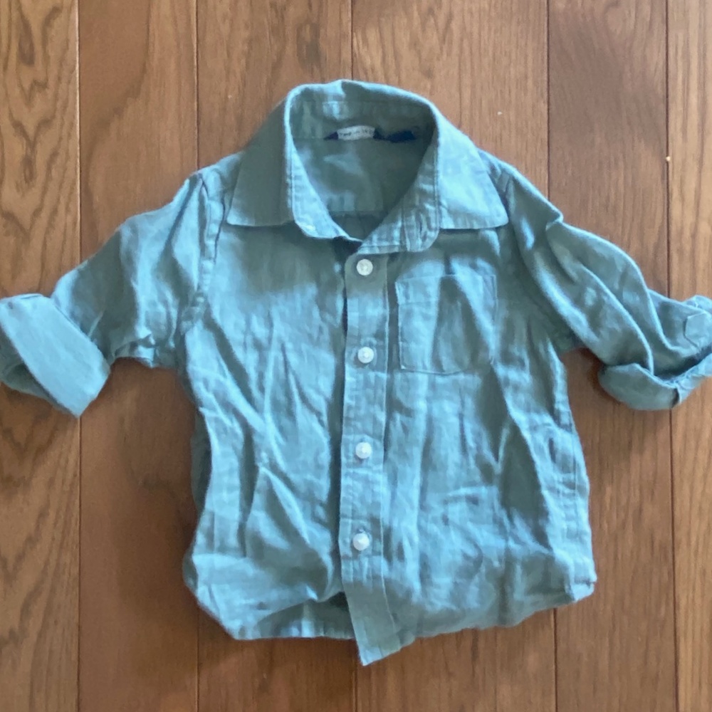 Janie and Jack - Baby Boy Button-Up Shirt (6-12 Months)